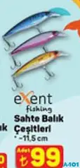 EXENT FİSHİNG SAHTE BALIK ÇEŞİTLERİ 11,5 CM